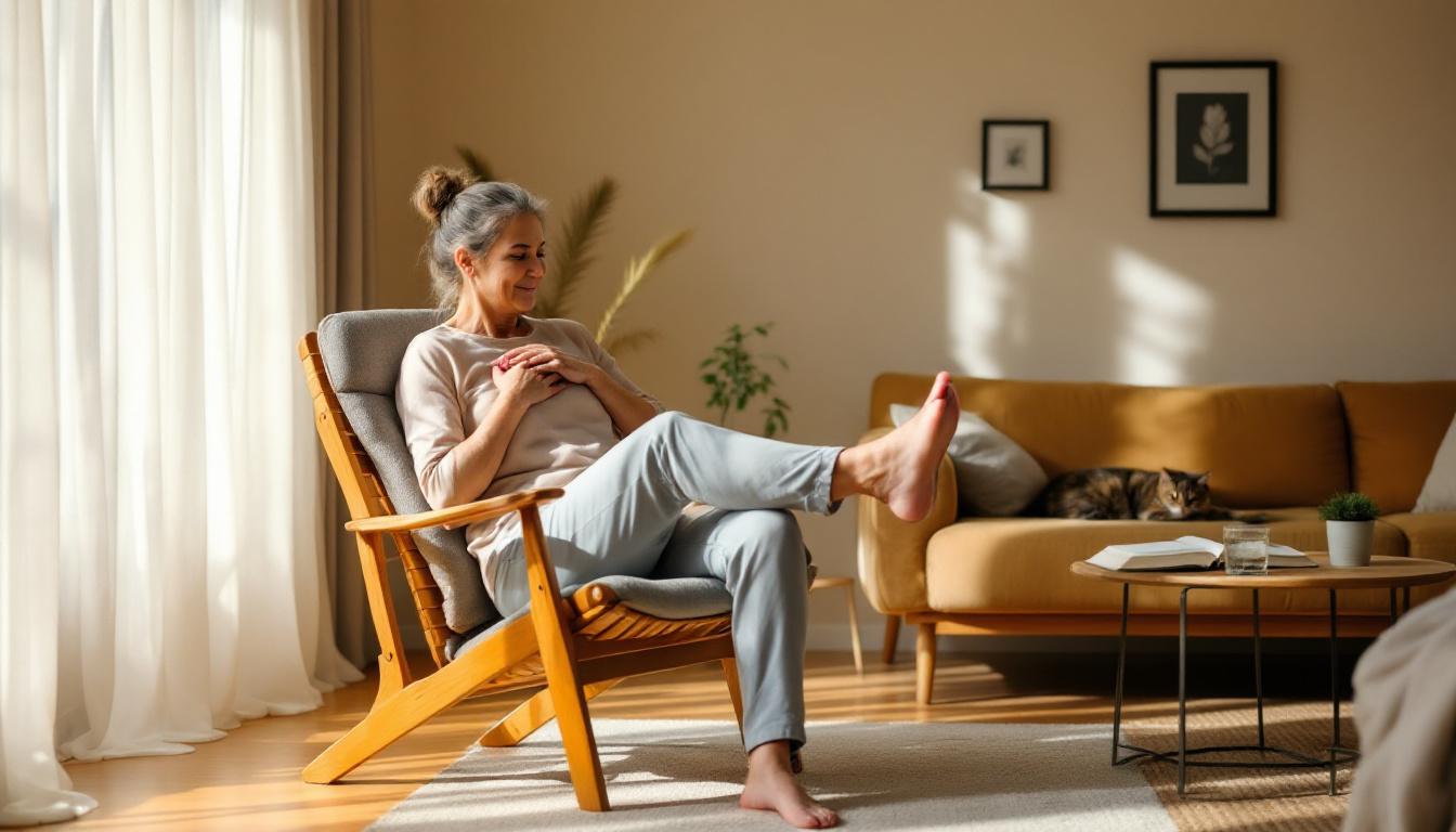 versterk je hart op een veilige en eenvoudige manier met slechts 7 minuten per dag oefeningen op een stoel. ontdek hoe je je cardiovasculaire gezondheid kunt verbeteren vanuit huis.