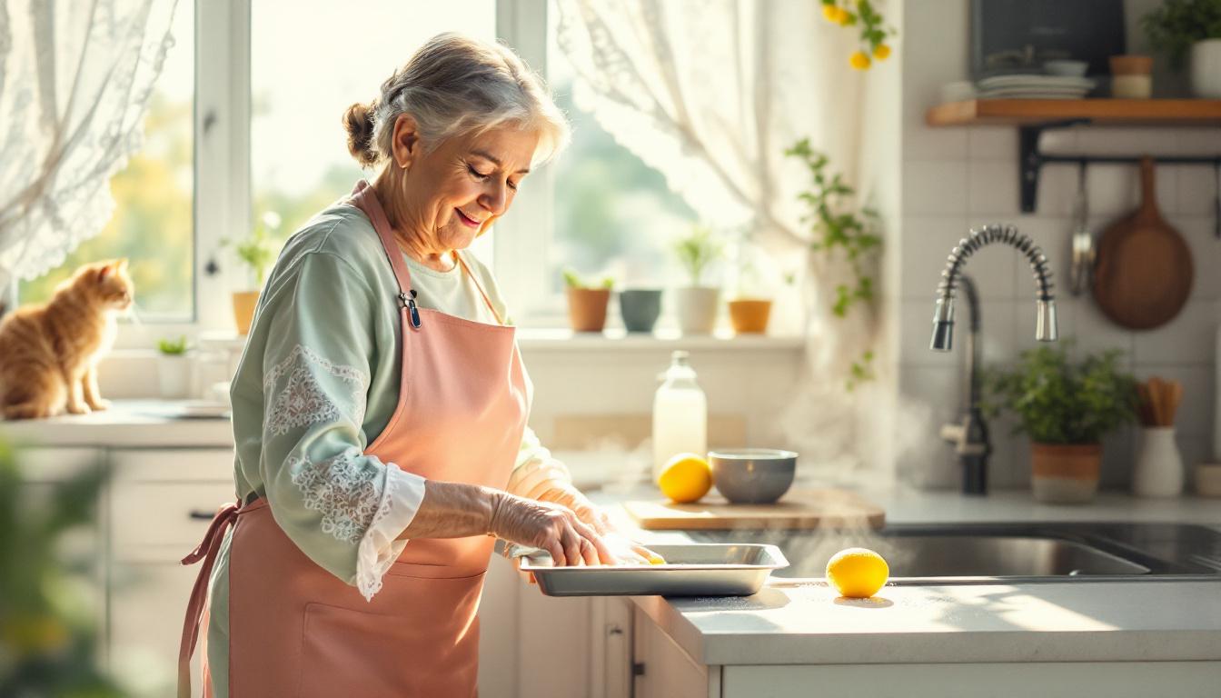 ontdek de slimme grootmoedertruc om ovenplaten moeiteloos schoon te maken met slechts één basisproduct. eenvoudig, effectief en milieuvriendelijk!