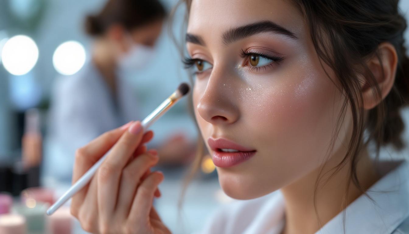 ontdek de mogelijke risico's van nanodeeltjes in glinsterende make-up en blijf veilig bij het gebruik van cosmetica met glitters.