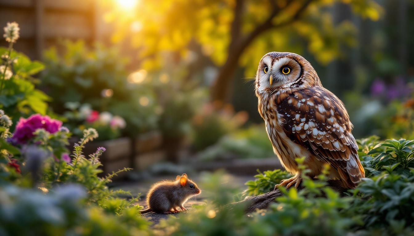 hoor je een uil roepen? ontdek wat dit betekent over de aanwezigheid van muizen in jouw tuin en hoe dit natuurlijk de muizenpopulatie beïnvloedt.