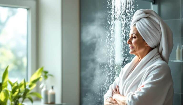 ontdek de ideale doucheregel voor 60-plussers volgens artsen: niet dagelijks en ook niet wekelijks douchen voor optimale hygiëne en huidverzorging.