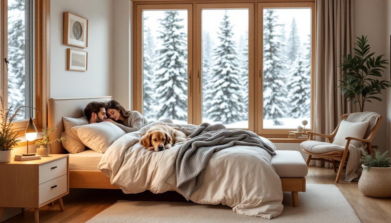 ontdek waarom scandinaviërs beter slapen met deze eenvoudige methode die ze in de slaapkamer gebruiken voor een rustgevende nachtrust.