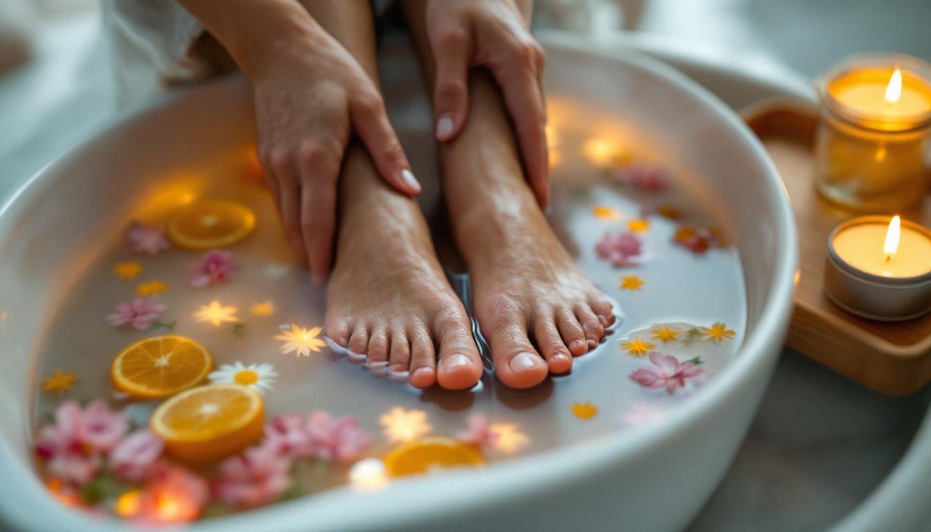 geniet van zijdezachte voeten in één avond met dit voetenbad dat effectiever is dan crèmes. ontdek het geheim voor gezonde en verzorgde voeten thuis.